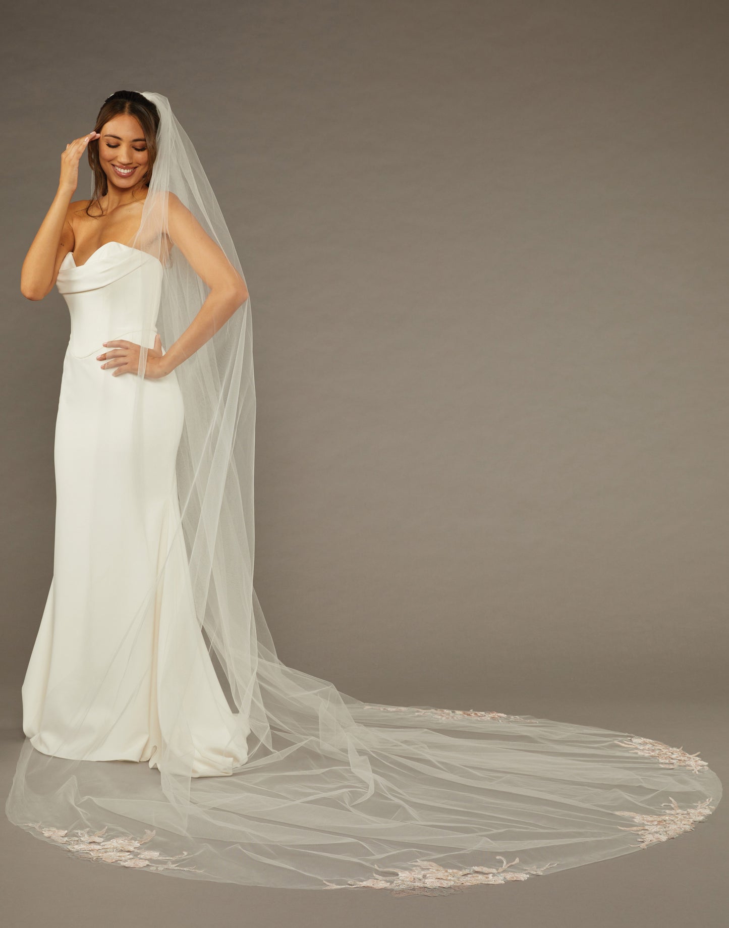 V2494WRC Wide Royal Cathedral Bridal Veil