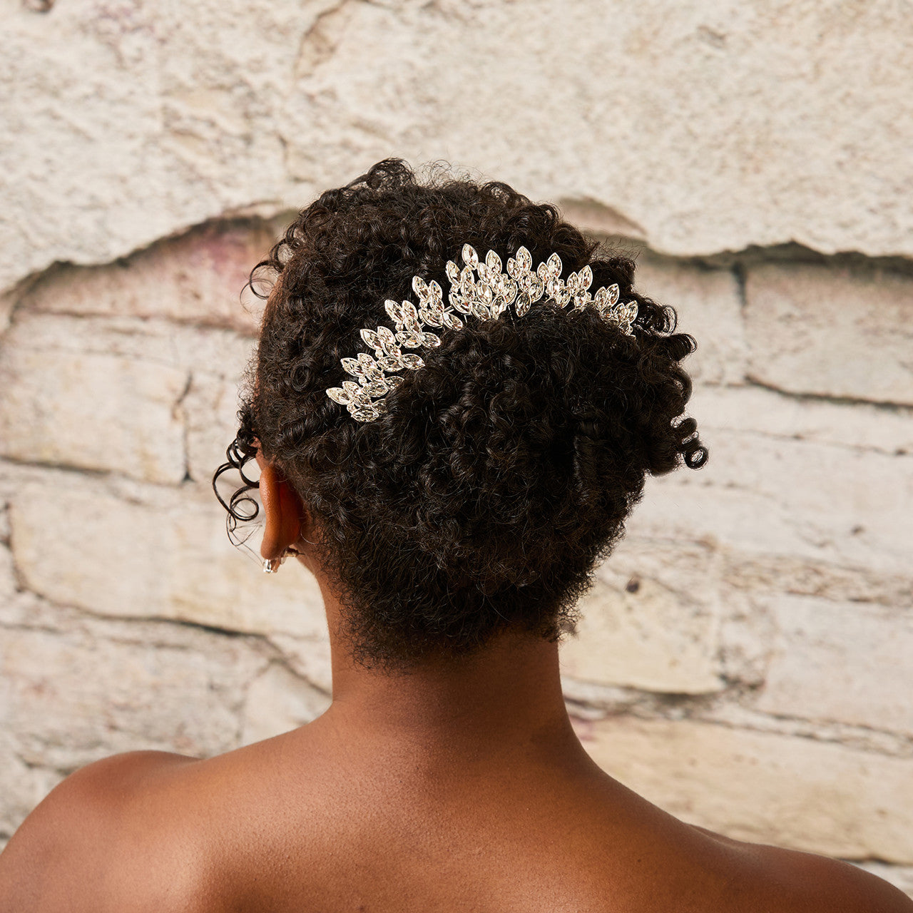 Rhinestone Veil Comb VC2500