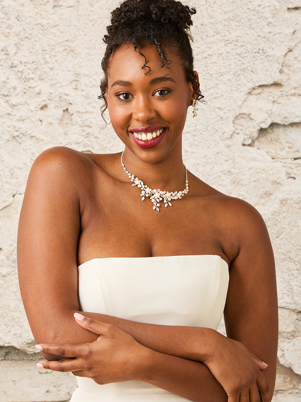 Bridal Necklace and Earring Set NL2565