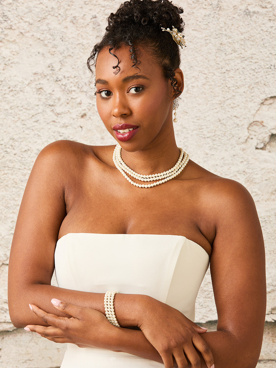 Bridal Necklace and Earring Set NL2564