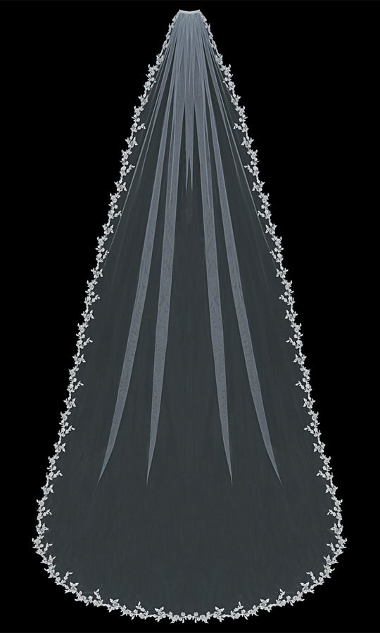Cathedral Bridal Veil V1392C