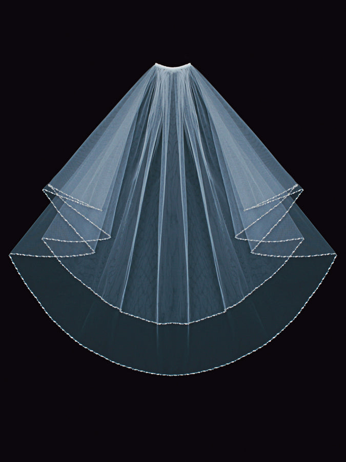 Circle Cut Bridal Veil V1497W