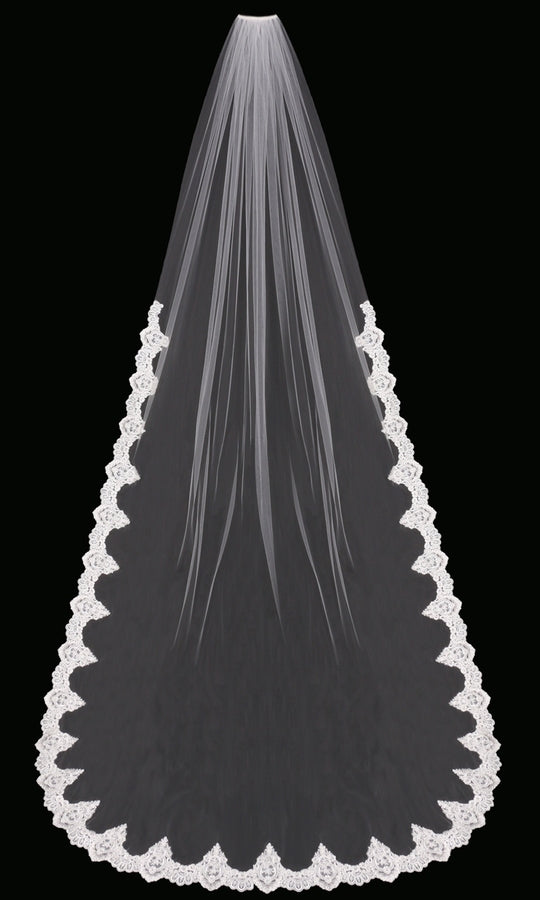 Cathedral Bridal Veil V1698C