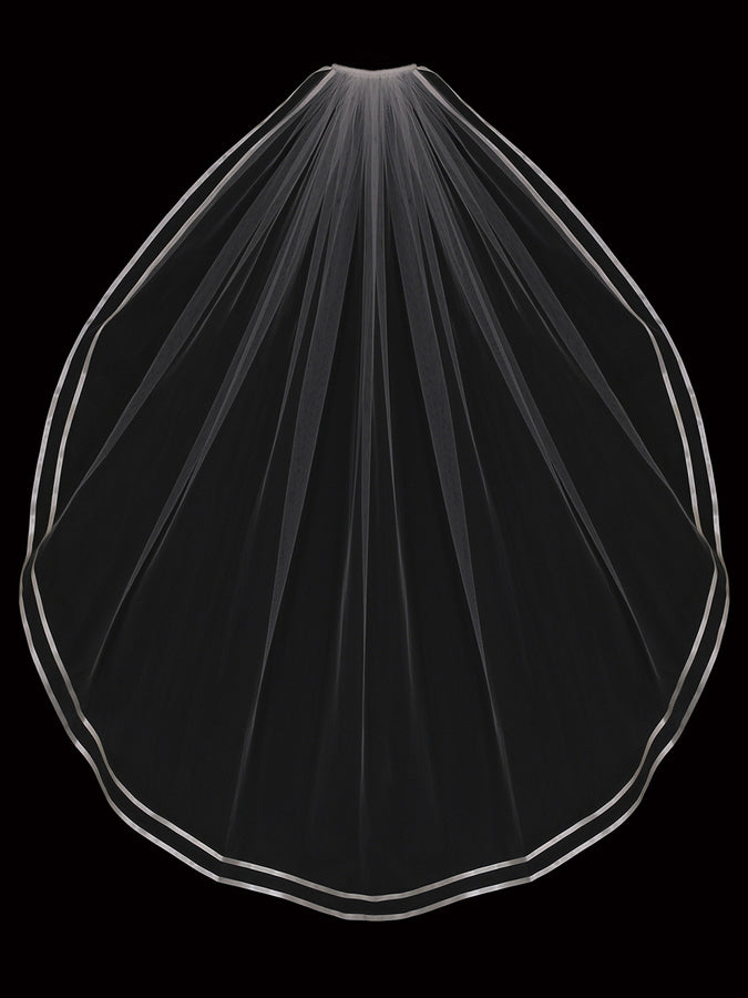 Single Tier Bridal Veil V2088SF