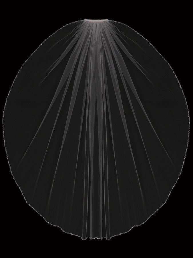 Single Tier Bridal Veil V2092SF