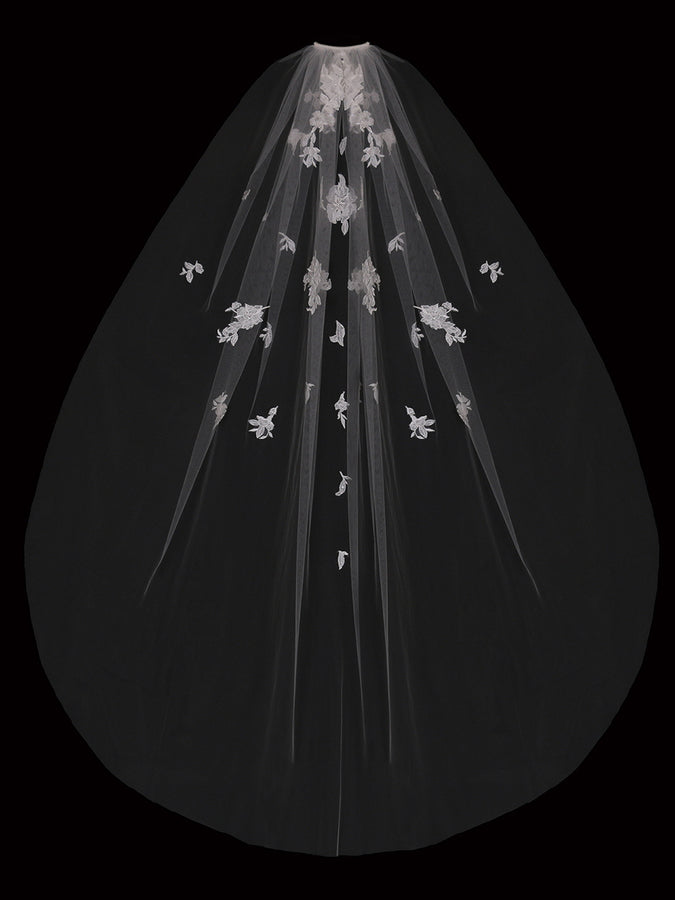 Single Tier Bridal Veil V2093WZ