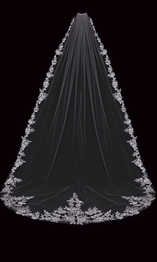 Cathedral Bridal Veil V2289C