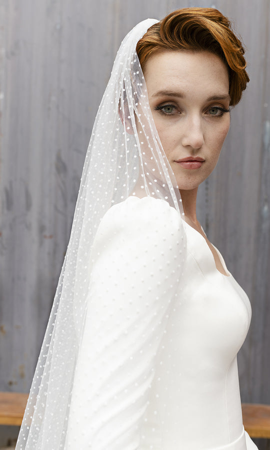 Cathedral Bridal Veil V2296C