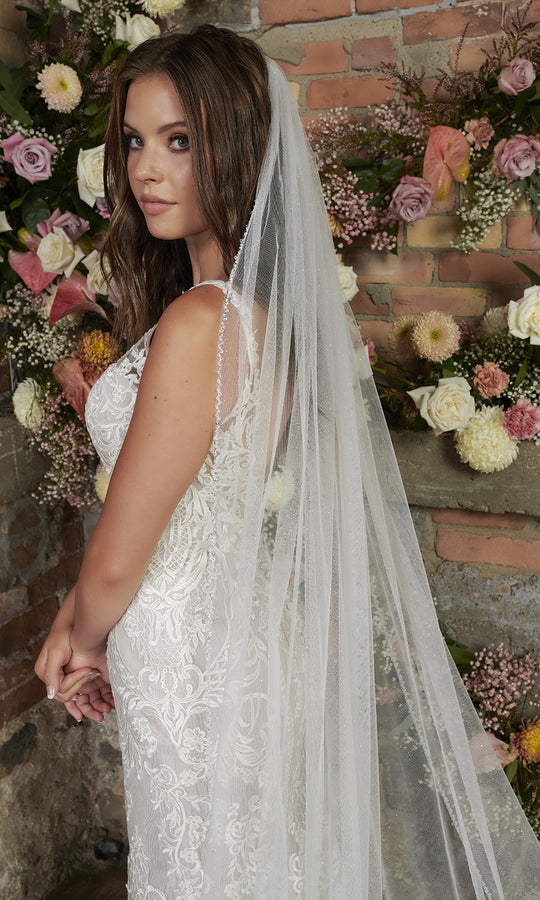 Cathedral Bridal Veil V2299C