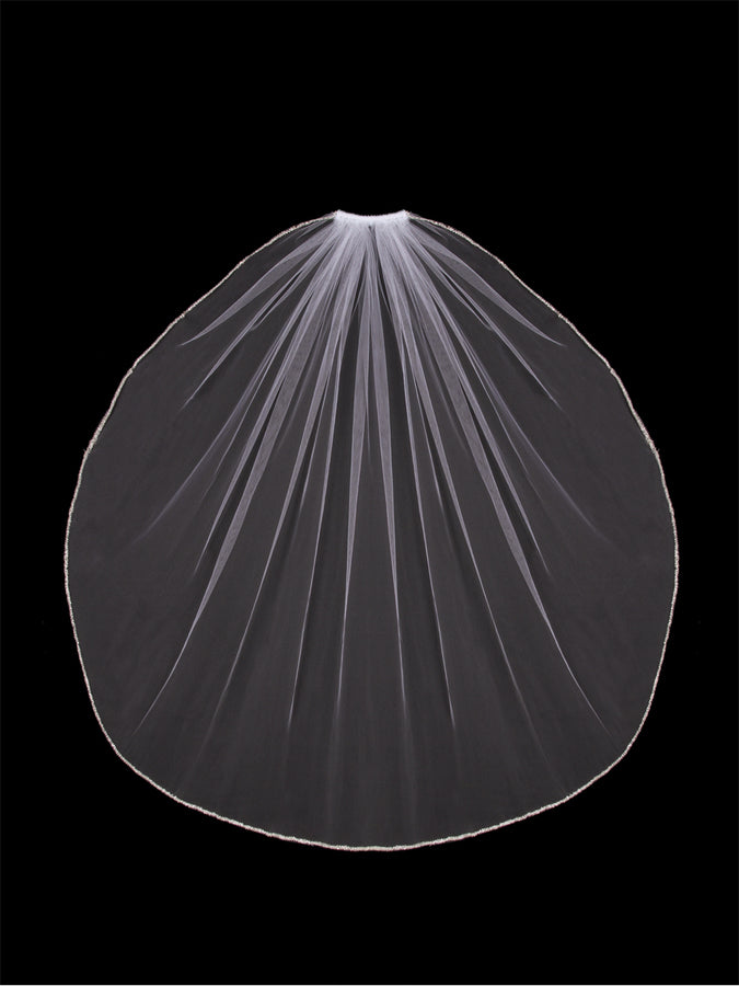 Single Tier Bridal Veil V303SE
