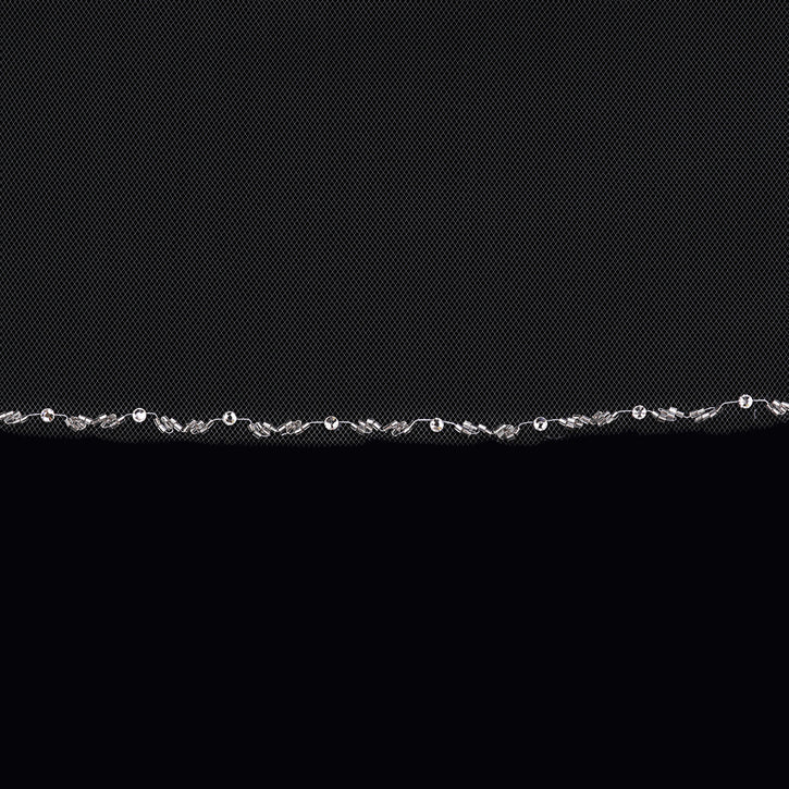 Single Tier Bridal Veil V702SF