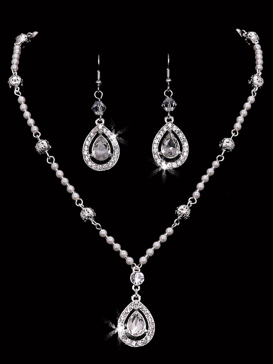NL2352 Bridal Jewelry Necklace Set