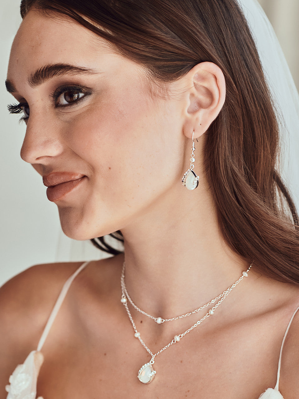 NL2353 Bridal Jewelry Necklace Set
