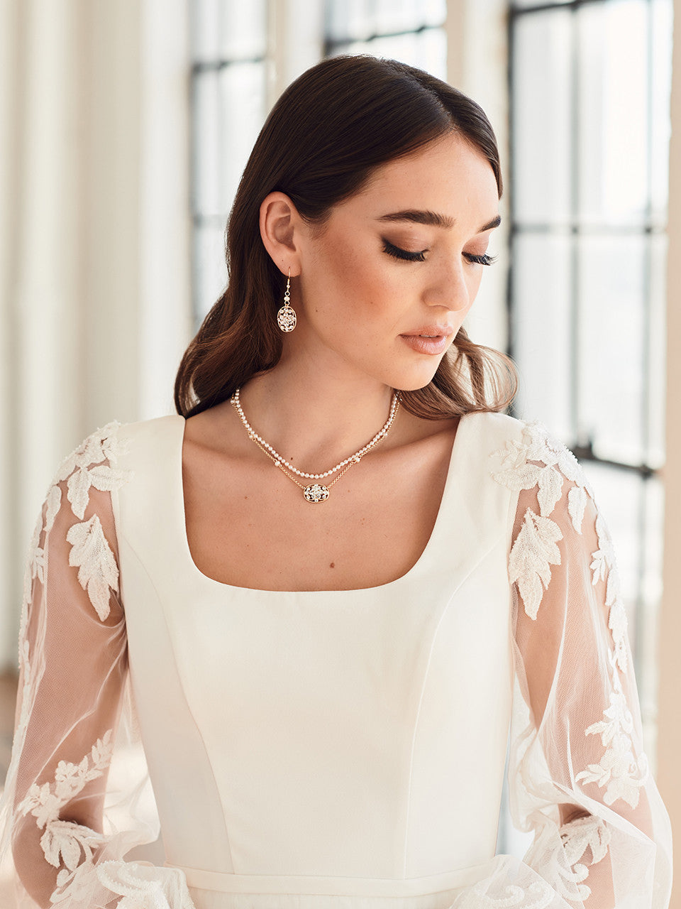 NL2354 Bridal Jewelry Necklace Set