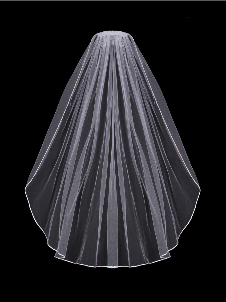 V01SW Bridal Single Tier Veil