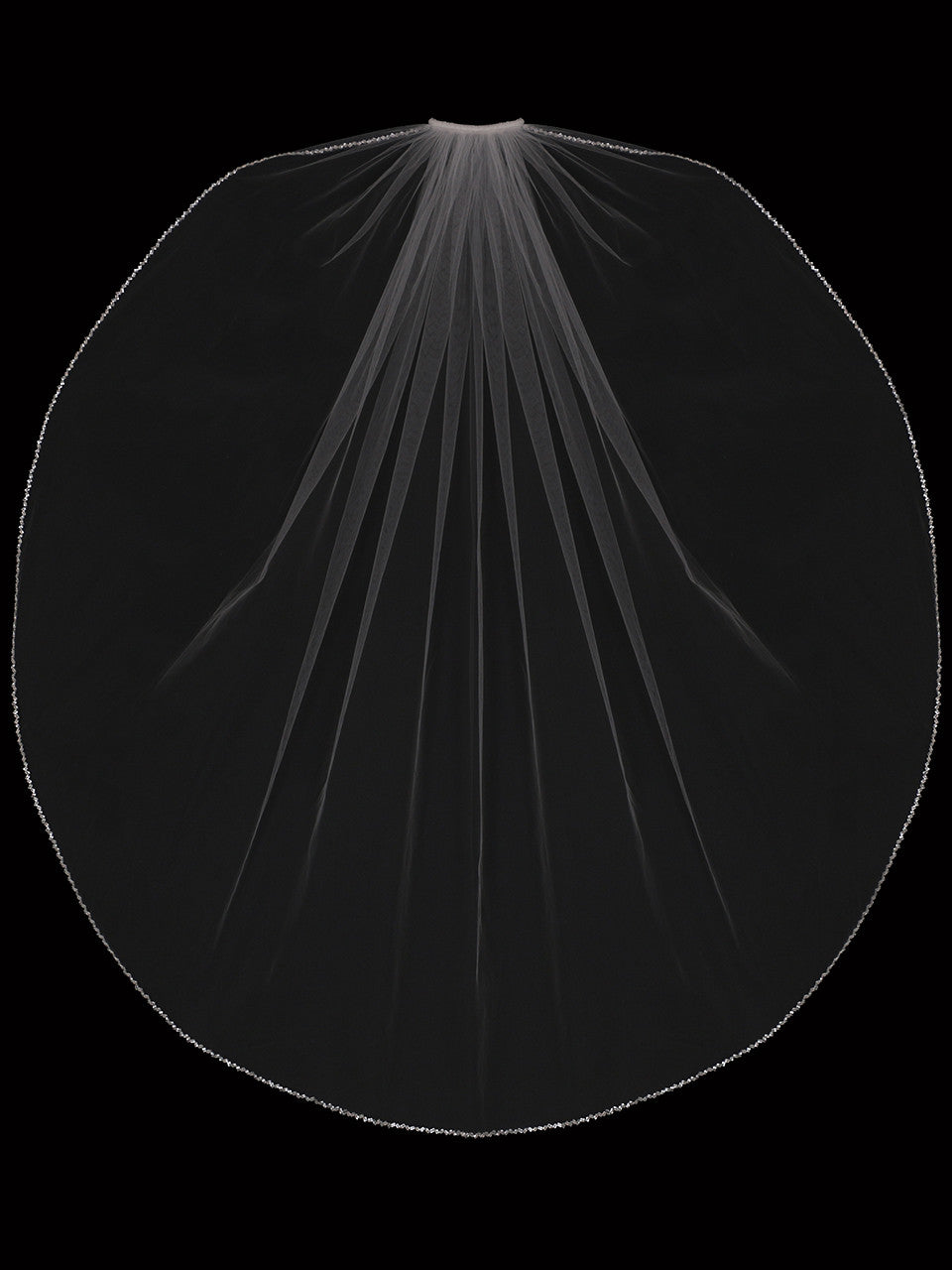V2380SF Single Tier Bridal Veil