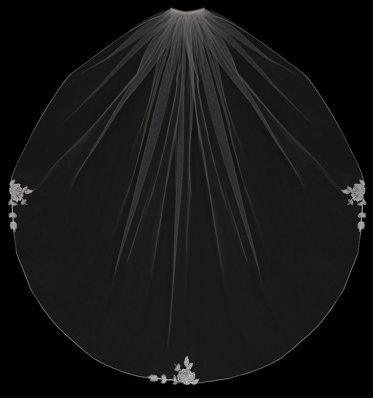 V2386SF Single Tier Bridal Veil