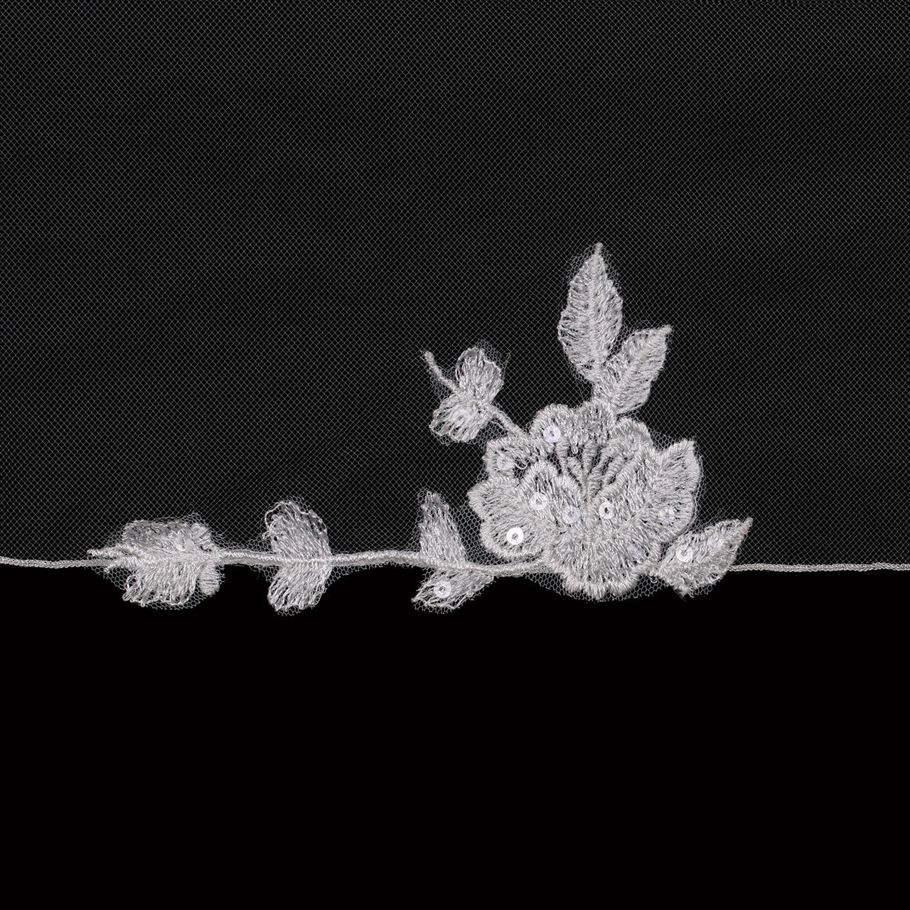 V2386SF Single Tier Bridal Veil