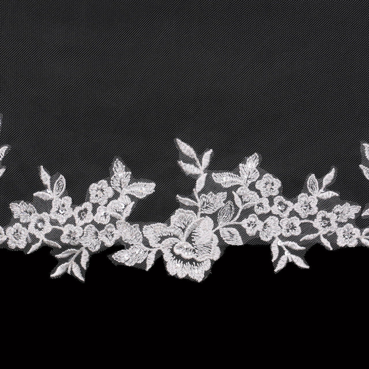 V2398SF Single Tier Bridal Veil