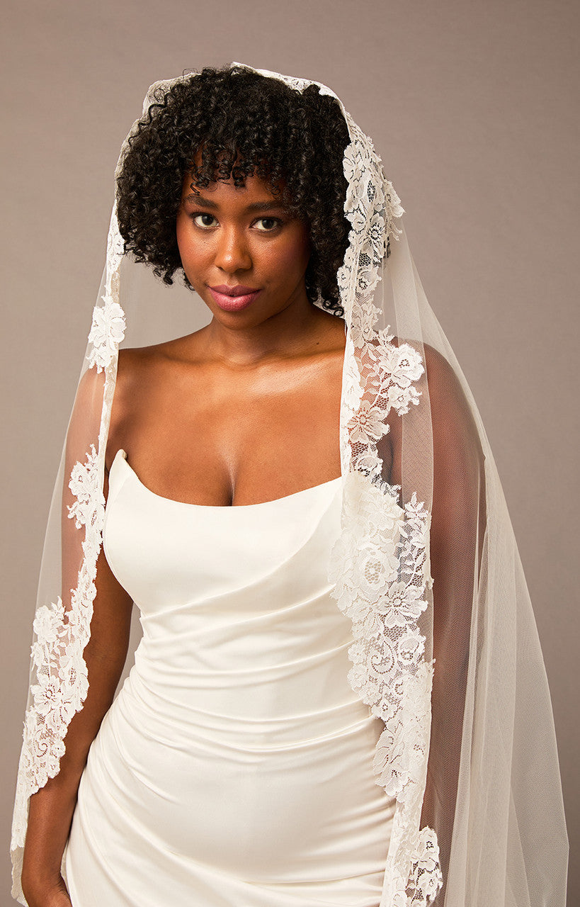 Royal Cathedral Mantilla Bridal Veil | V2693RC-M