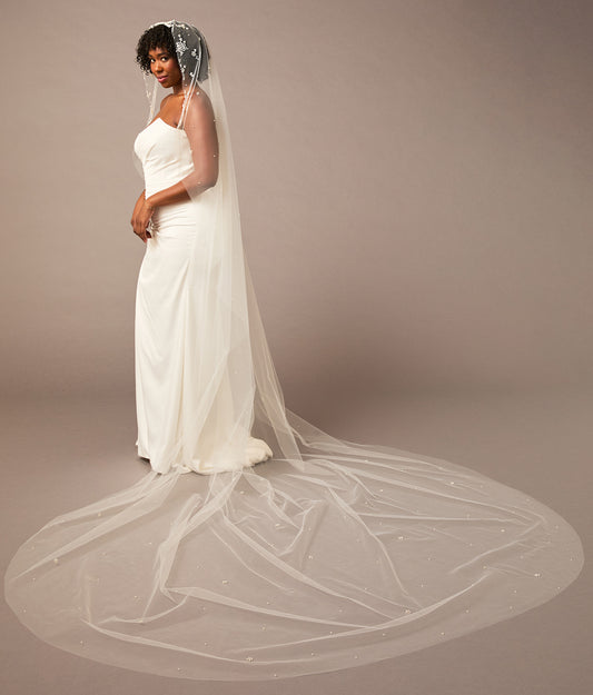 Royal Cathedral Mantilla Bridal Veil | V2678RC-M