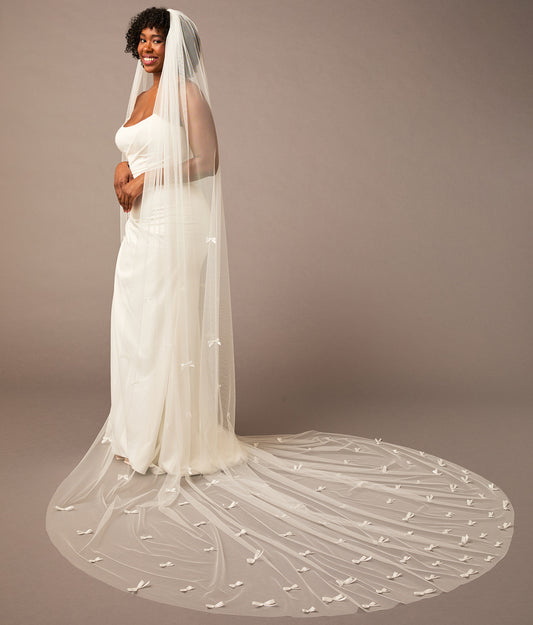 Wide Royal Cathedral Bridal Veil | V2679WRC-L