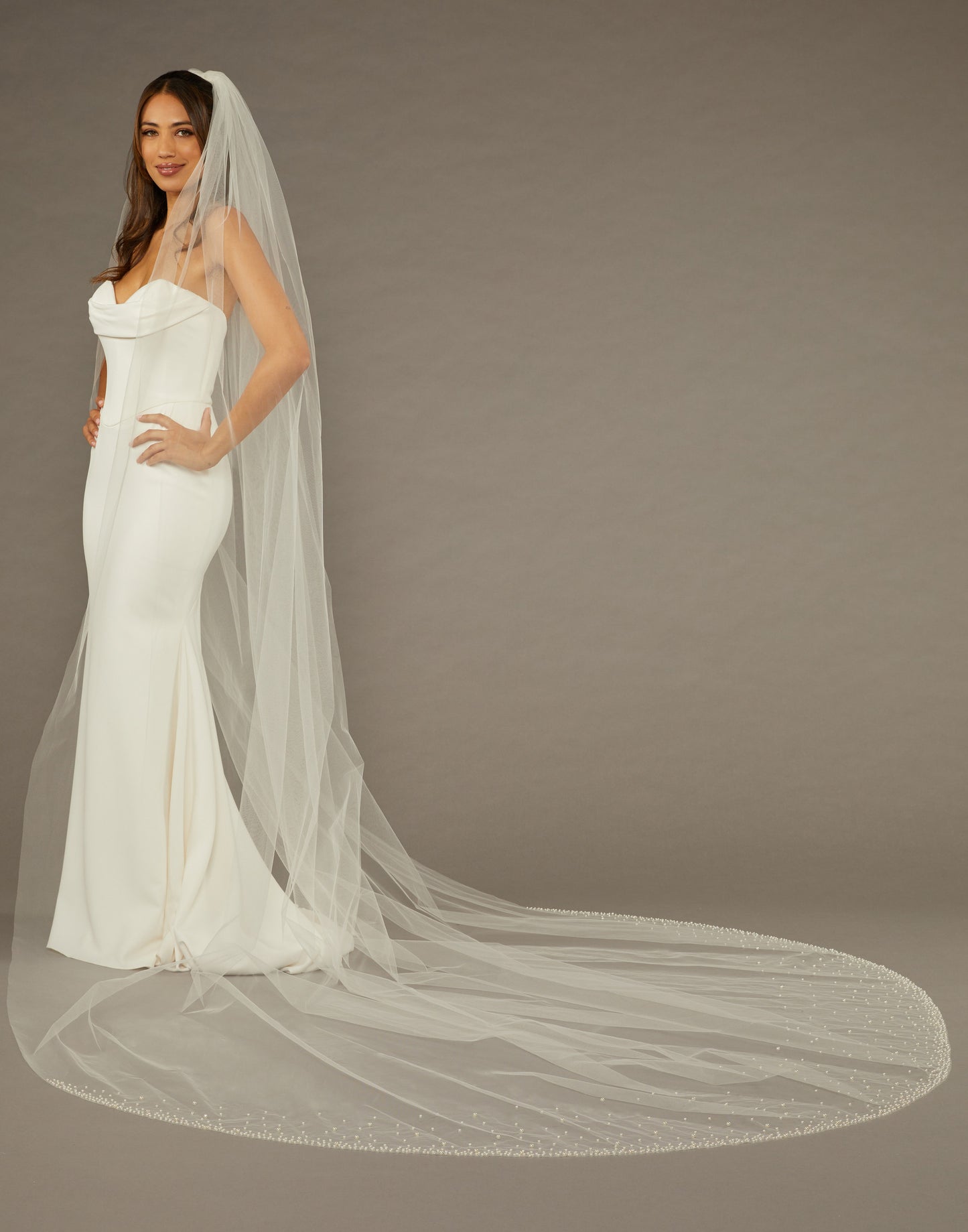 V2487WRC Wide Royal Cathedral Bridal Veil