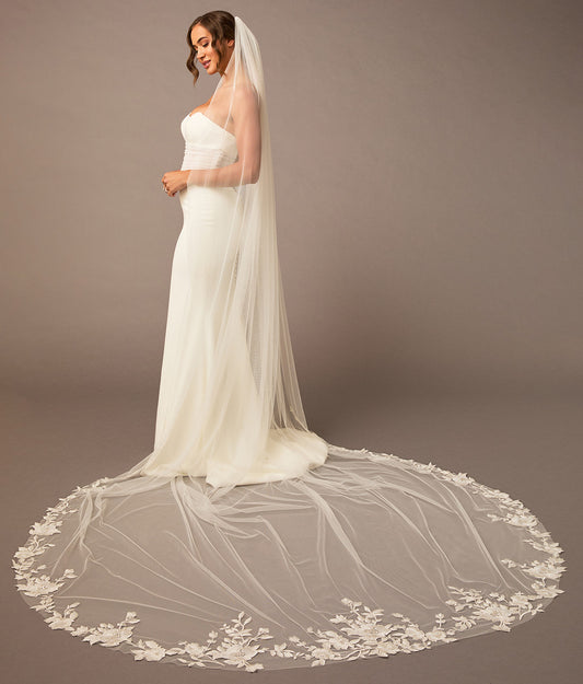 Royal Cathedral Bridal Veil | V2684RC-L
