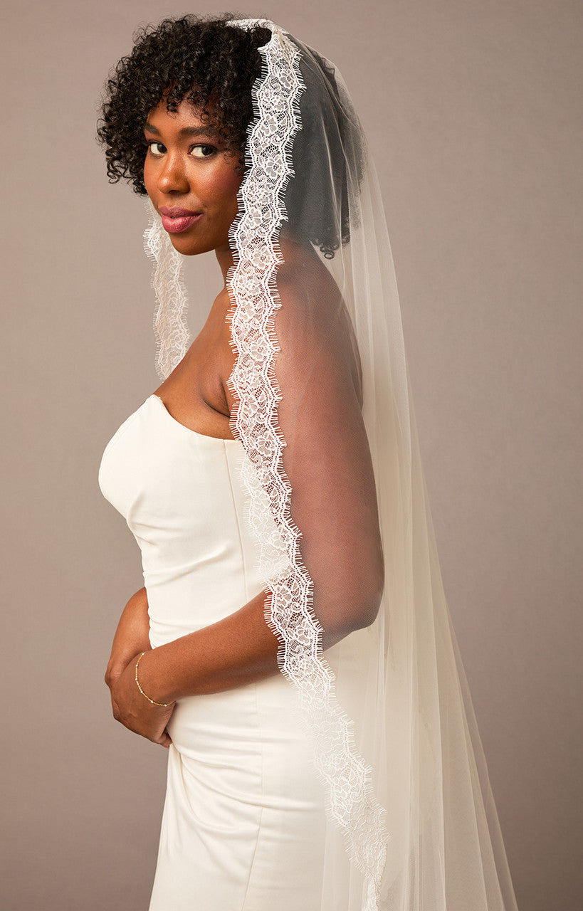 Royal Cathedral Mantilla Bridal Veil | V2691RC-M