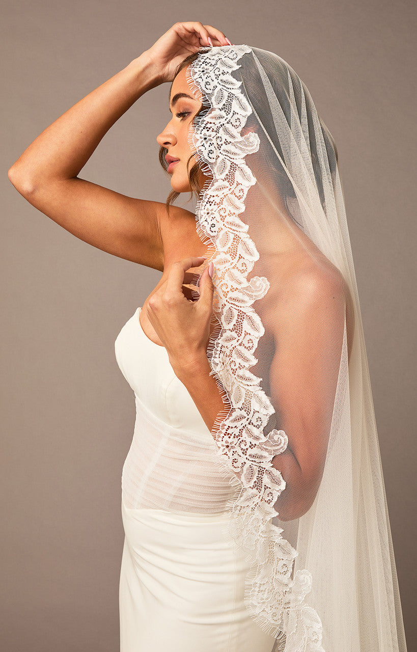 Royal Cathedral Mantilla Bridal Veil | V2692RC-ML