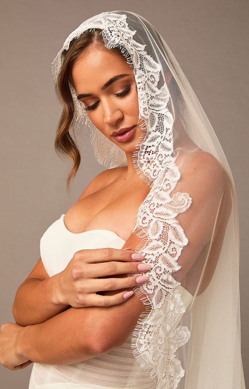 Royal Cathedral Mantilla Bridal Veil | V2692RC-ML