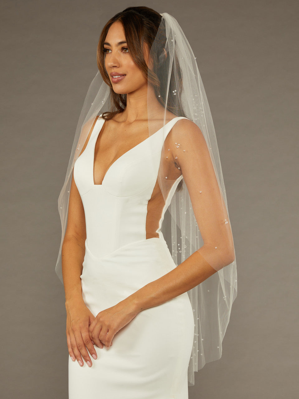 V2486SF Bridal Veil