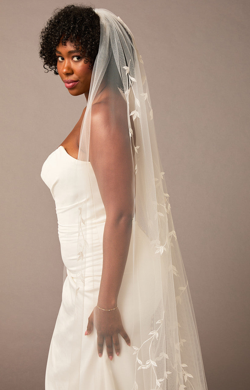 Cathedral Bridal Veil | V2680C