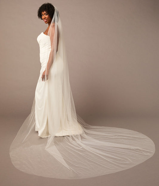 Bridal Wide Royal Cathedral Veil V2677WRC