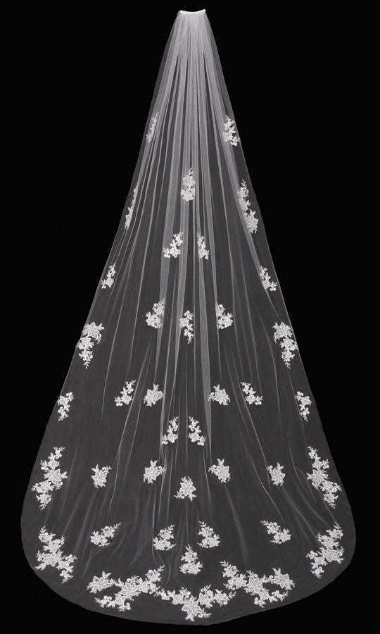 Cathedral Bridal Veil V1695C