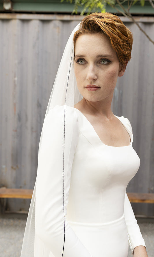 Cathedral Bridal Veil V2292C