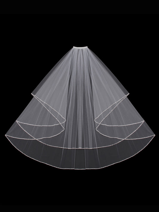 Circle Cut Bridal Veil V303W