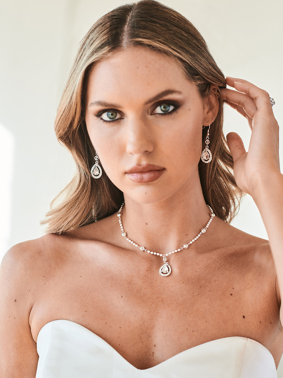 NL2352 Bridal Jewelry Necklace Set