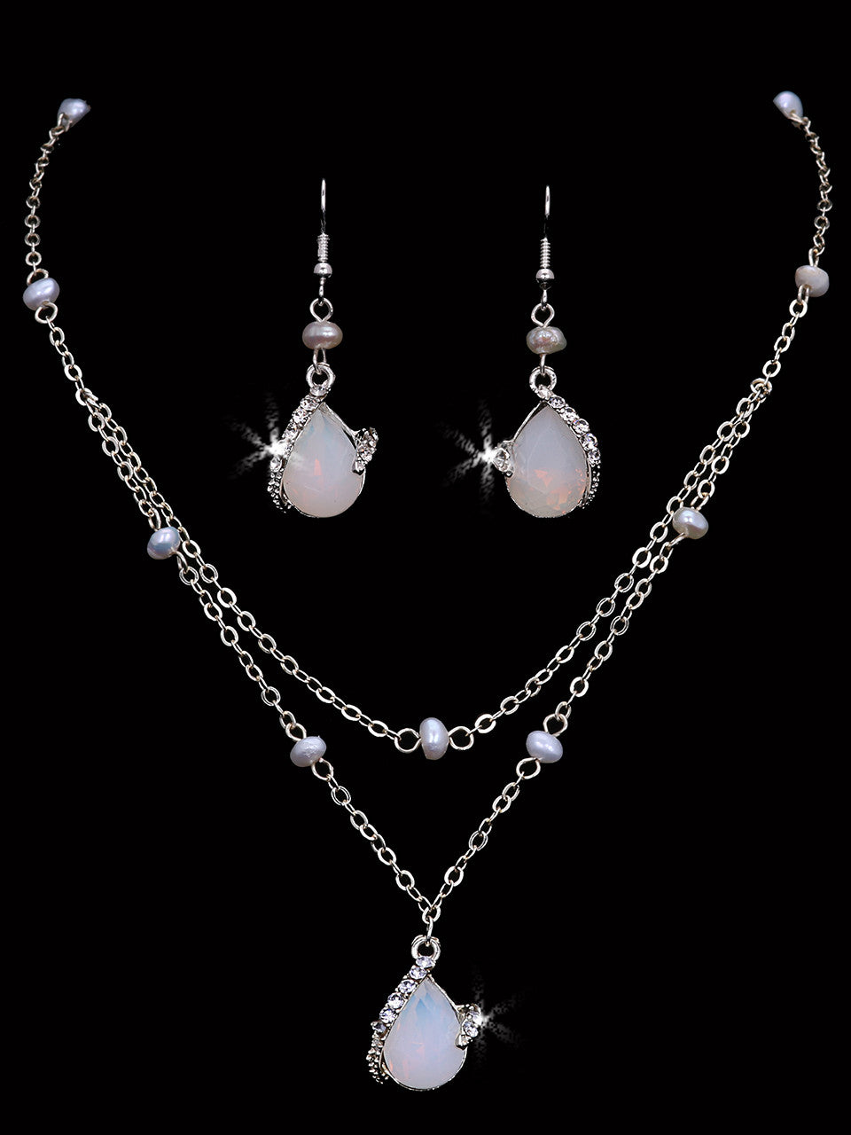 NL2353 Bridal Jewelry Necklace Set