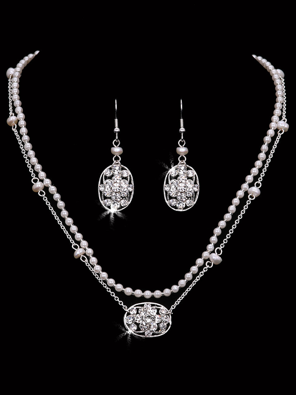 NL2354 Bridal Jewelry Necklace Set